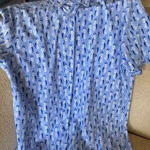 Men's Tropical Pineapple Shirt, size med